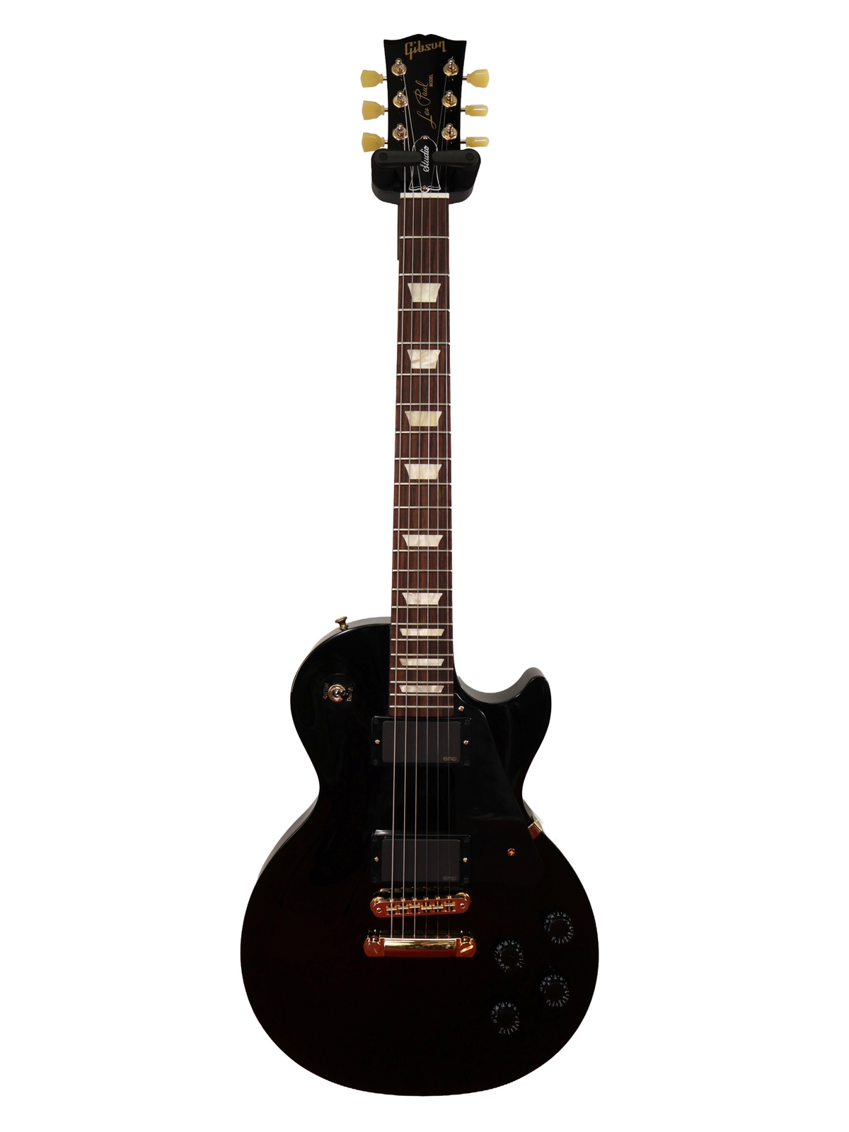 Gibson Les Paul Studio, Ebony with Gold Hardware, EMG Pickups (2011)