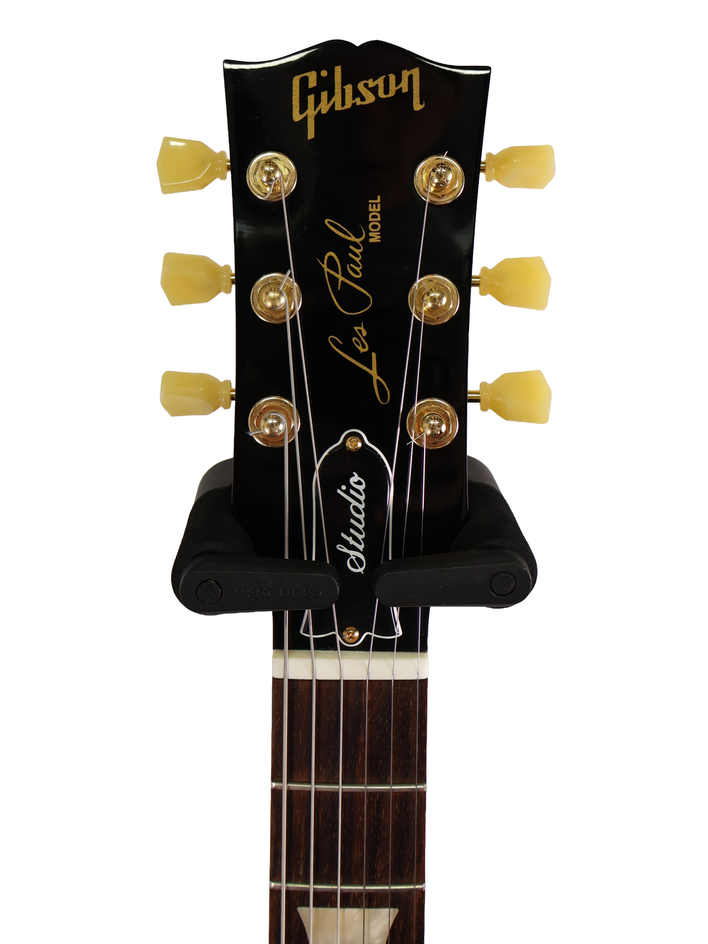 Gibson Les Paul Studio, Ebony with Gold Hardware, EMG Pickups (2011)
