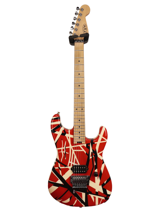 EVH Striped Series, Red with Black Stripes (2022)