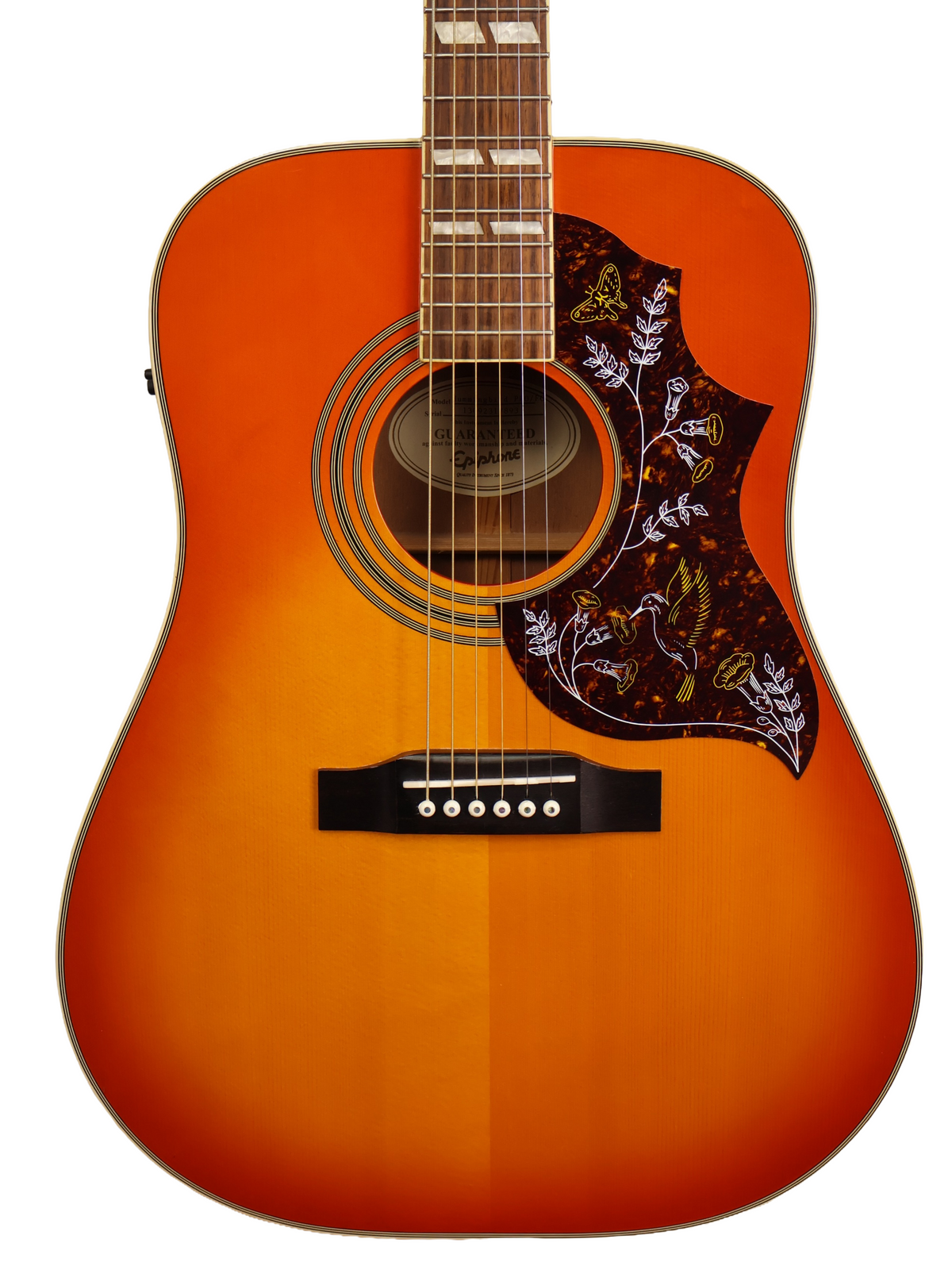 Epiphone Hummingbird Pro Electro-Acoustic, Faded Cherry Sunburst (2013)