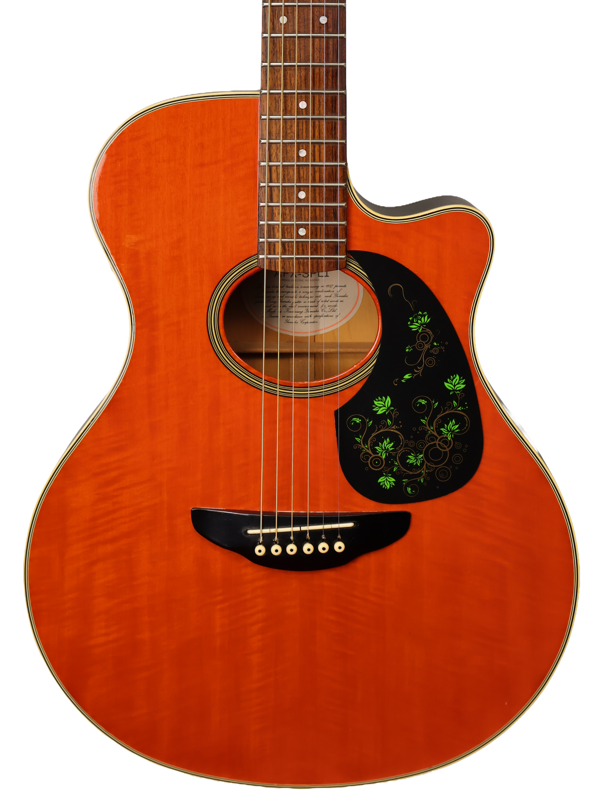 Yamaha APX-SPLI Electro Acoustic Guitar, Transparent Amber