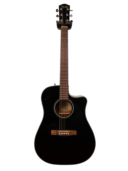 Fender CD60CE-BLK Electro-Acoustic Guitar, Black
