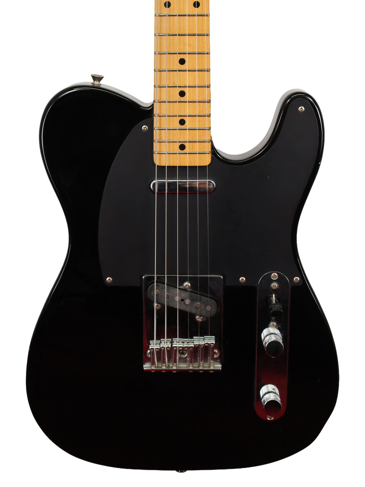 Squier By Fender Silver Series Telecaster, Made in Japan, Black (1991-92)