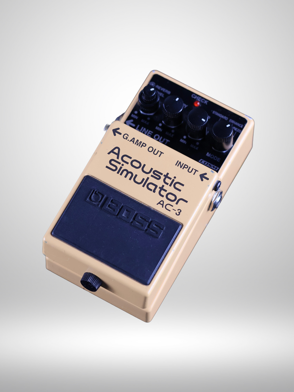 Boss AC-3 Acoustic Simulator Guitar Pedal, Yellow (Dark Gray Label) 2006 - Present, Used