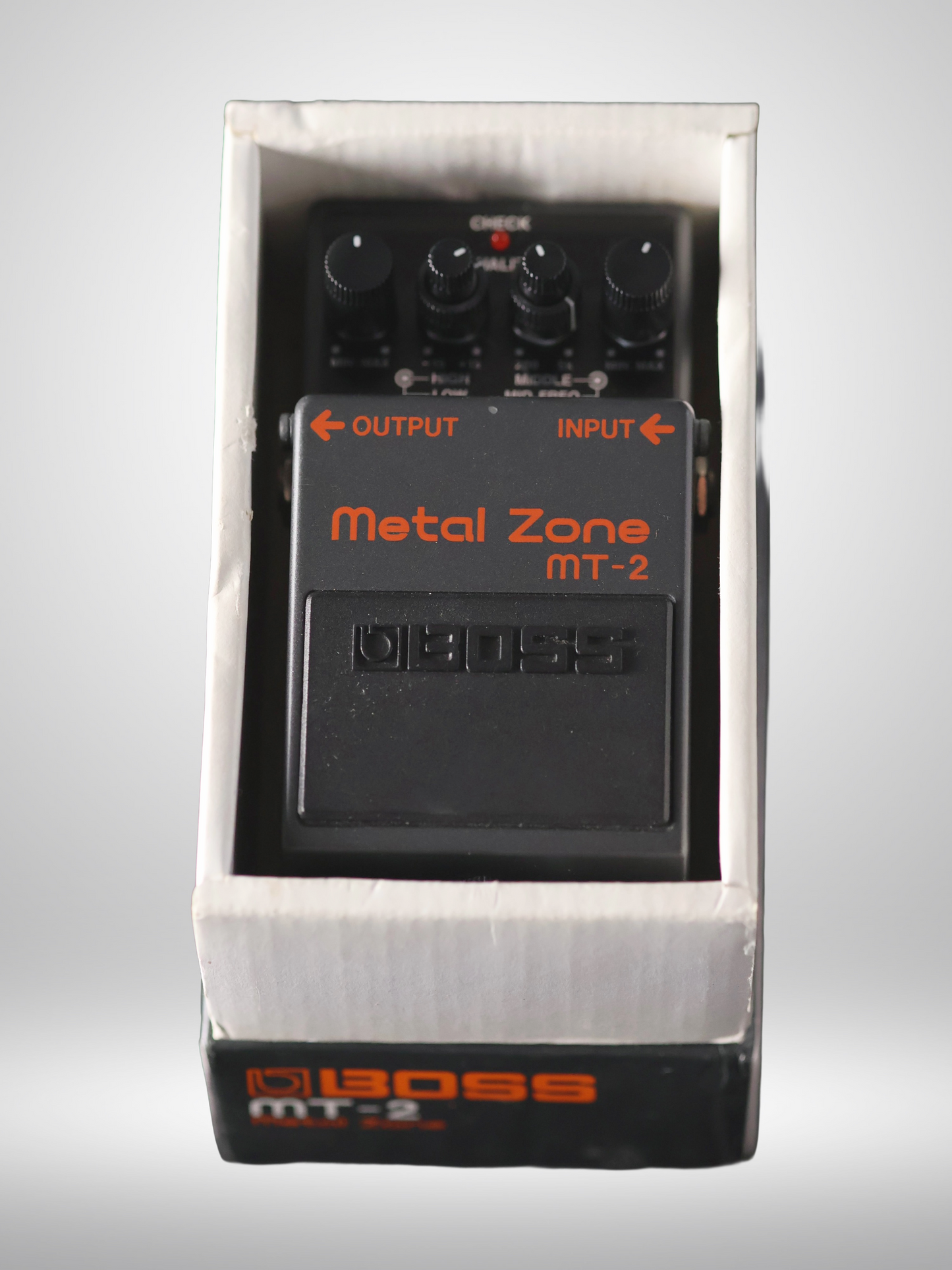 Boss Metal Zone MT-2 Guitar Pedal, Used
