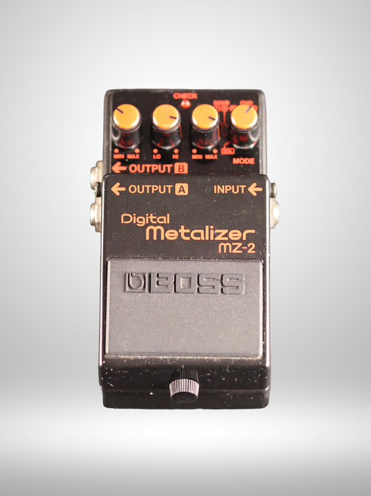 Boss MZ-2 Digital Metalizer Guitar Pedal, Black (Blue Label) 1987 - 1992, Used