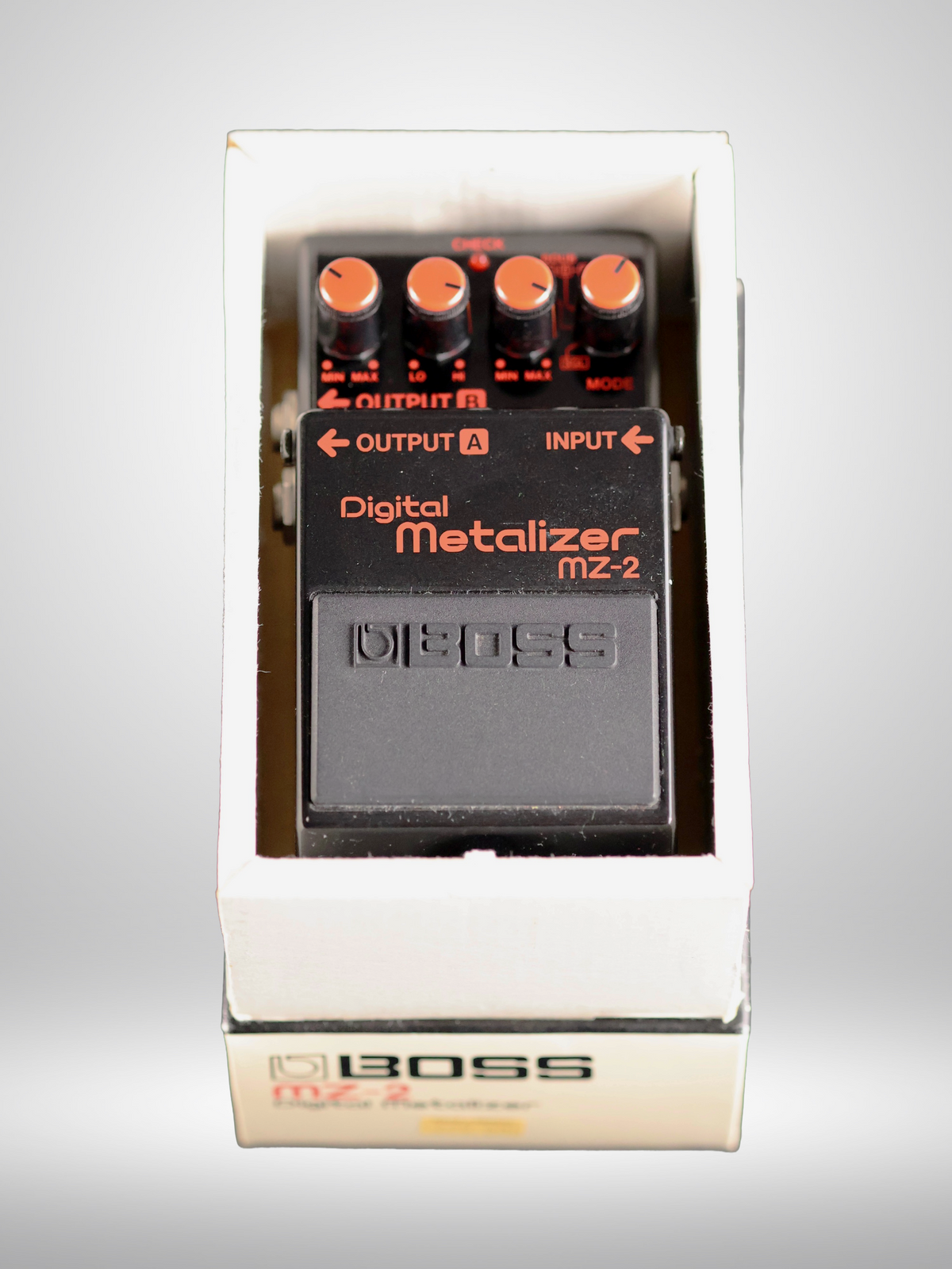 Boss MZ-2 Digital Metalizer Guitar Pedal, Black (Blue Label) 1987 - 1992, Used