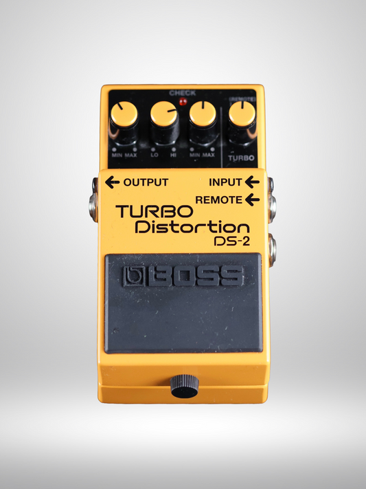 Boss DS-2 Turbo Distortion Guitar Pedal, Orange - 1989 - Present, Used