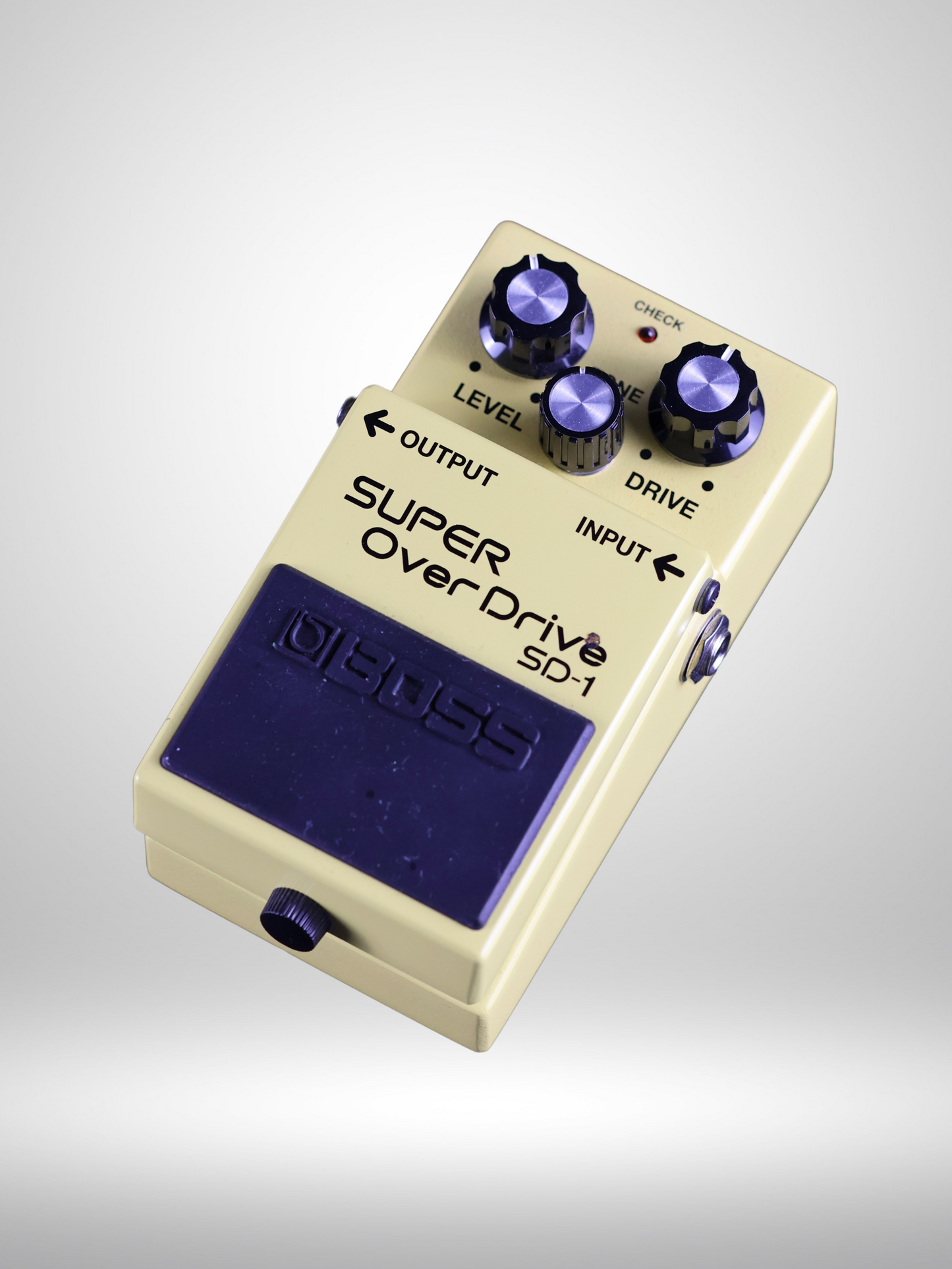 Boss SD-1 Super OverDrive Guitar Pedal, Yellow (Black Label) 1981 - 1988, Used