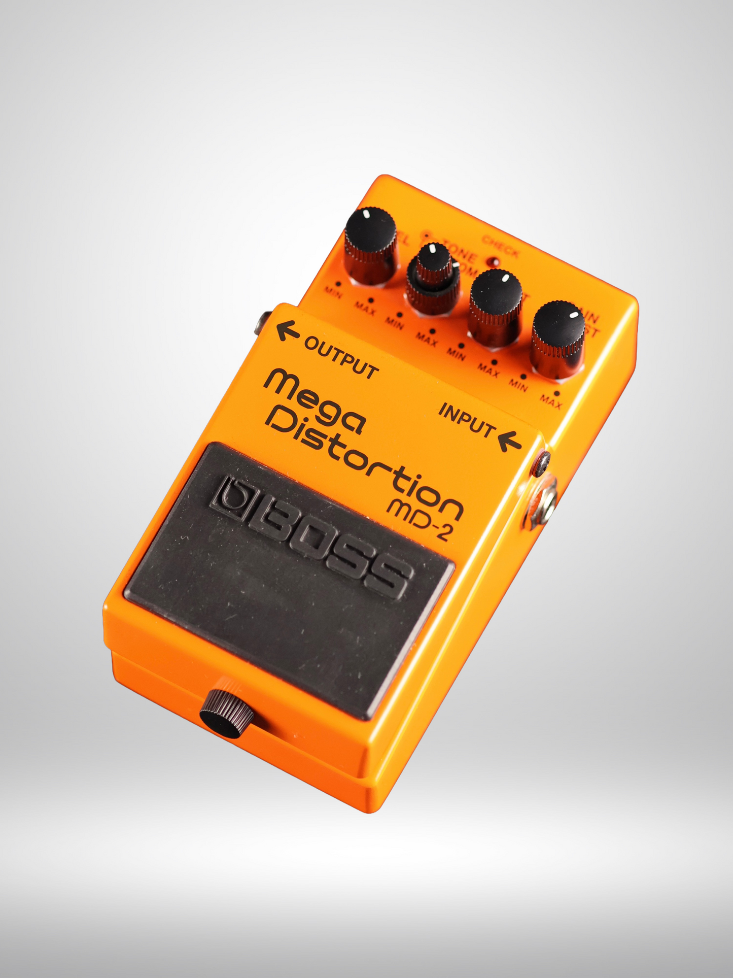 Boss MD-2 Mega Distortion Guitar Pedal, Orange (Black Label) 2001 - Present, Used