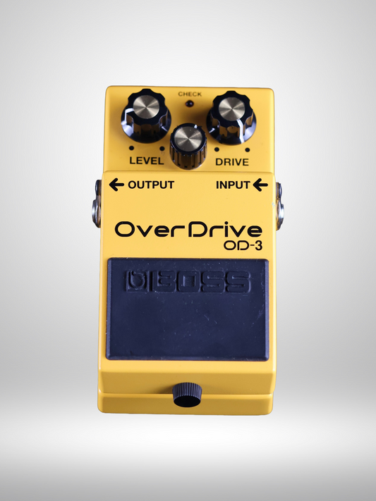 Boss OD-3 OverDrive, Yellow (Black Label) 1997 - Present, Used