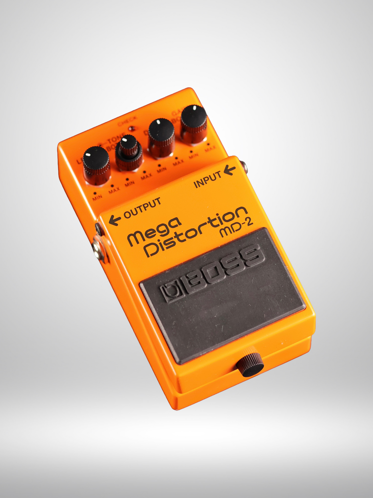 Boss MD-2 Mega Distortion Guitar Pedal, Orange (Black Label) 2001 - Present, Used