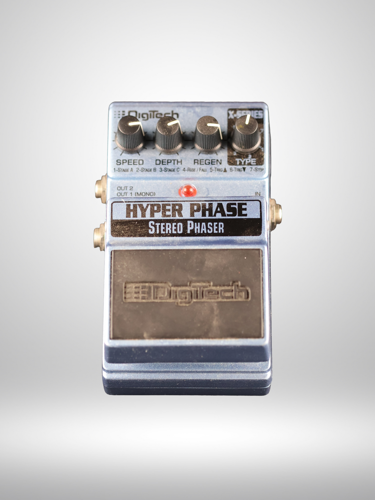 DigiTech Hyper Phase Stereo Phaser Pedal, Used