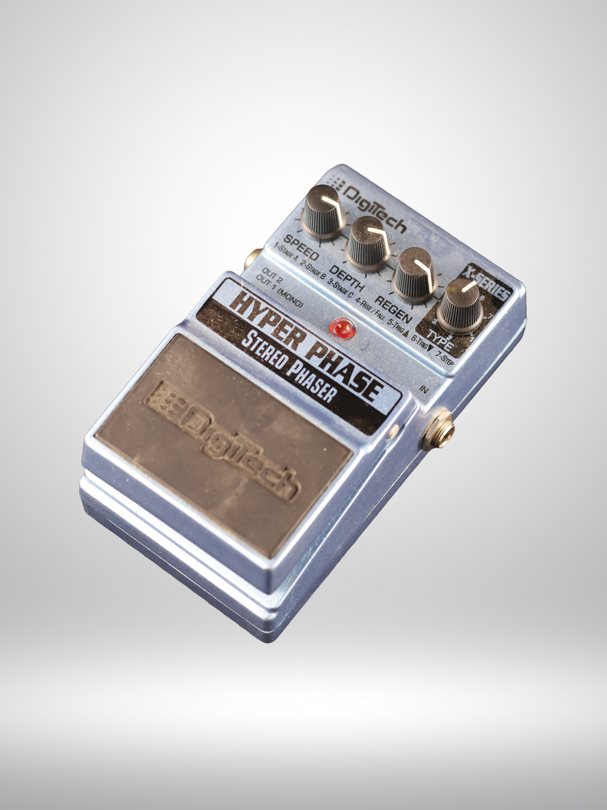 DigiTech Hyper Phase Stereo Phaser Pedal, Used