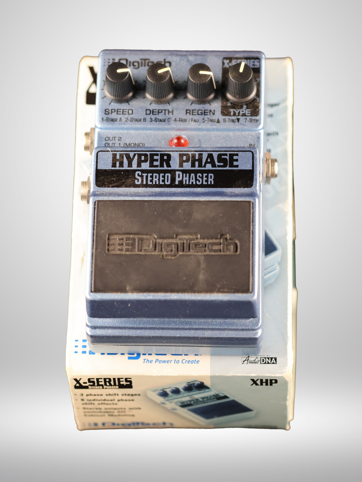 DigiTech Hyper Phase Stereo Phaser Pedal, Used