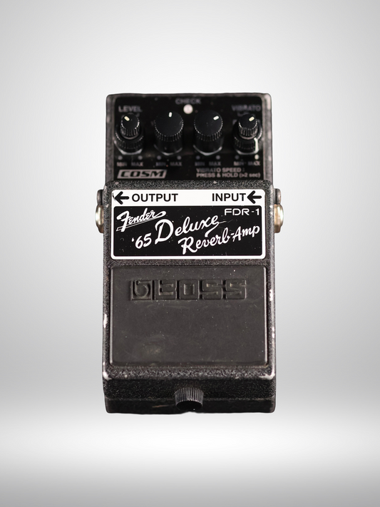 Boss FDR-1 Fender '65 Deluxe Reverb-Amp Guitar Pedal, Black, 2007 - 2012, Used