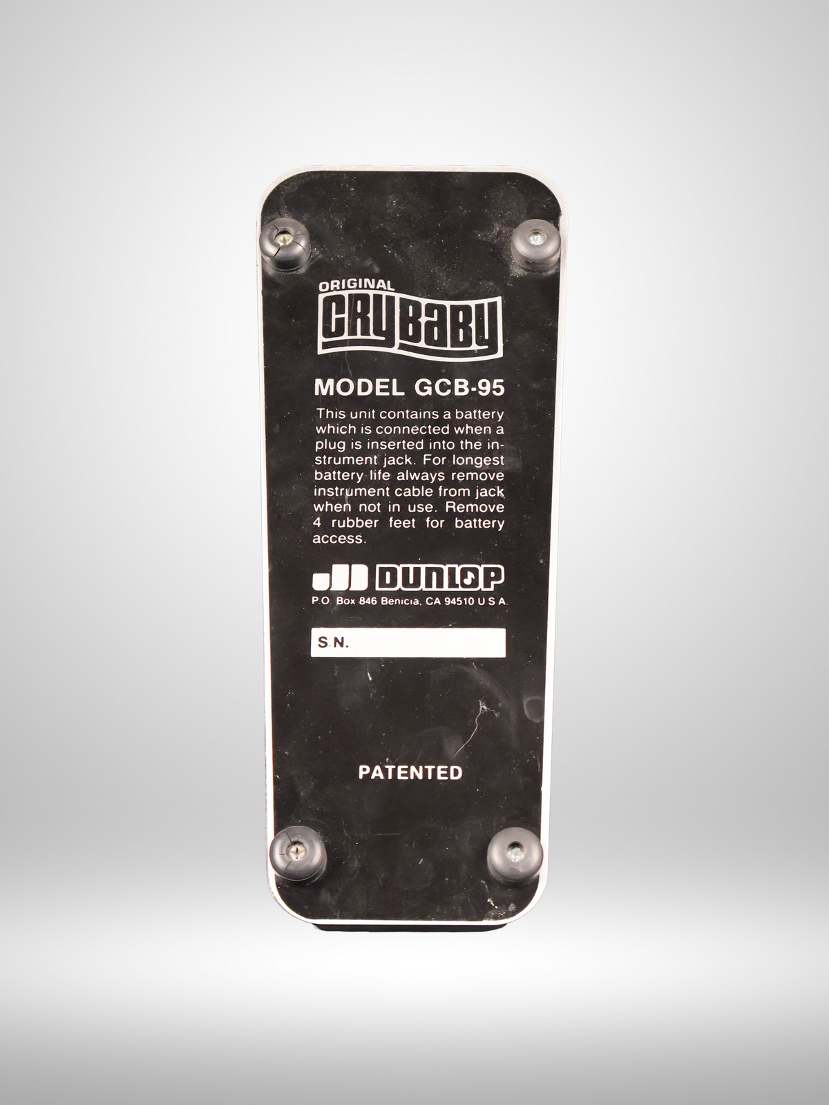 Dunlop Cry Baby GCB-95 Wah Pedal, Used