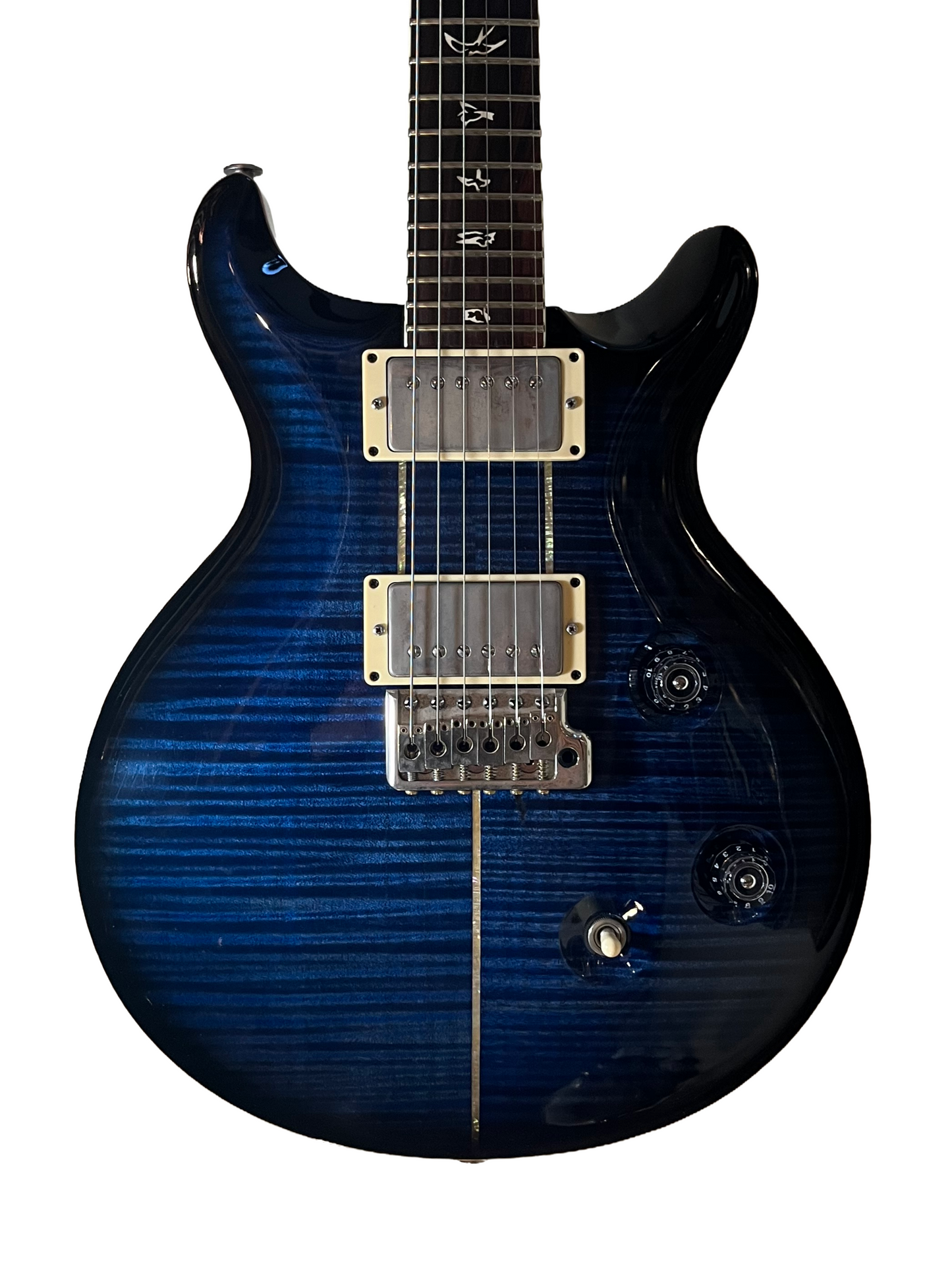 PRS Santana Signature 10 Top 25th Anniversary, Sapphire Blue Smokeburst (2010) Used