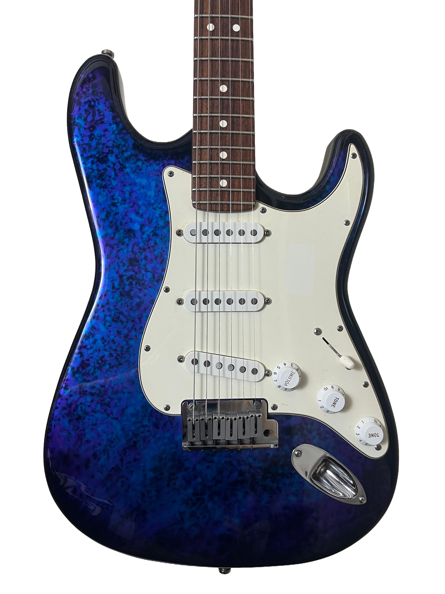 Fender USA Aluminium Stratocaster 40th Anniversary, Blue Tie Dye, RARE (1995)