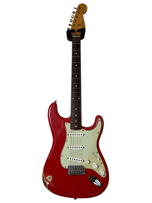 Fender USA Custom Shop 1960 Relic Stratocaster, Fiesta Red (2001), Used