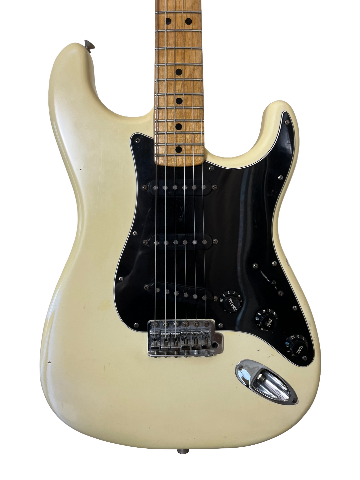 Vintage Fender USA Stratocaster, Olympic White (1979), All Original, Used