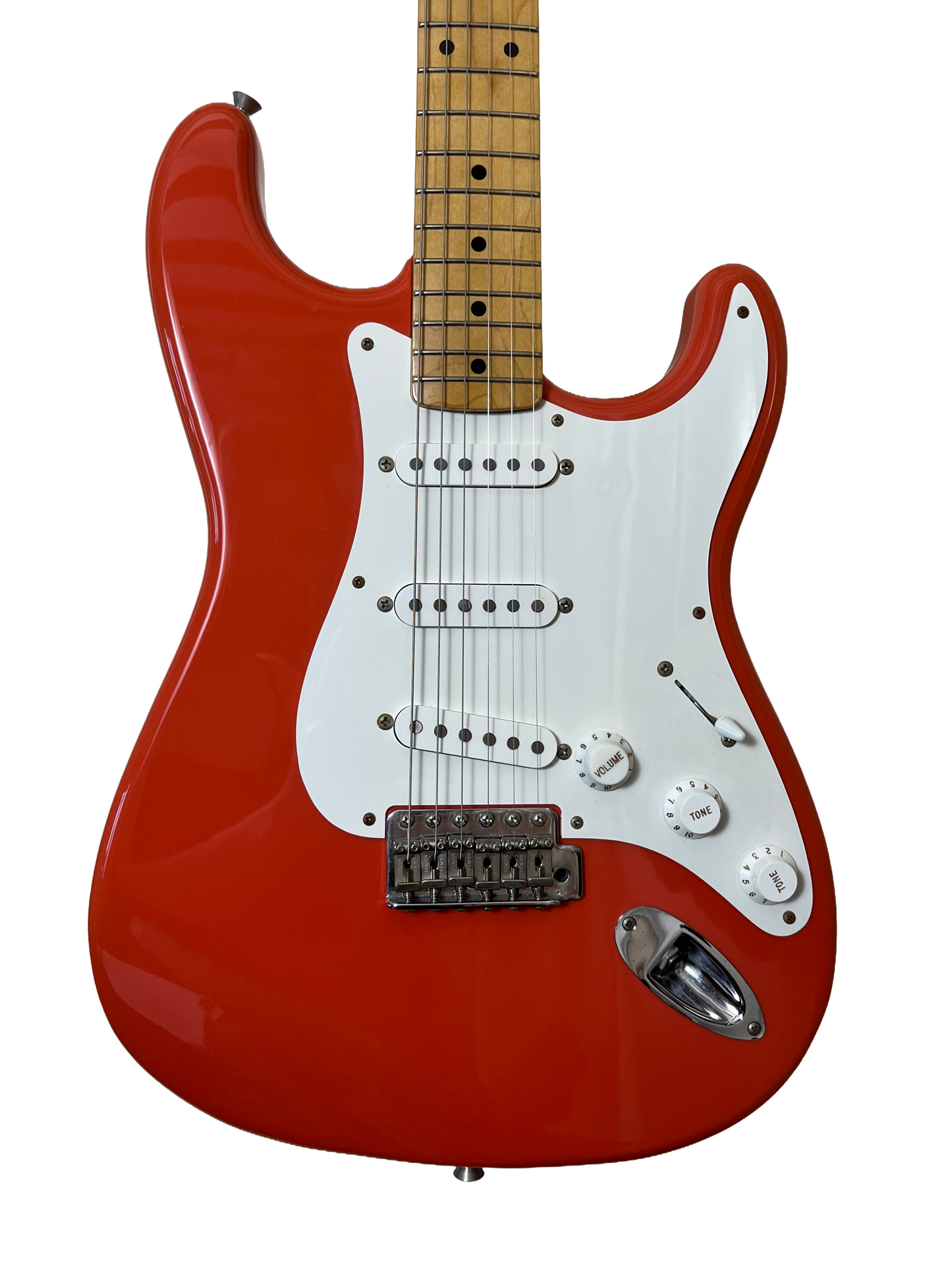 Fender Hank Marvin Signature Stratocaster, Made In Japan, Fiesta Red (1997) RARE