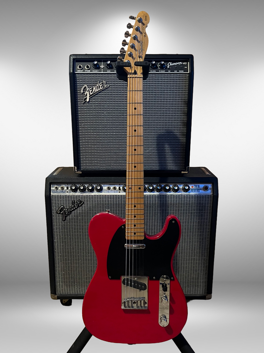Squier Telecaster Silver Series, Made In Japan (1993/1994), Red, Used
