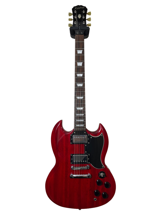 Epiphone SG G-400, Cherry Red (2002), Used