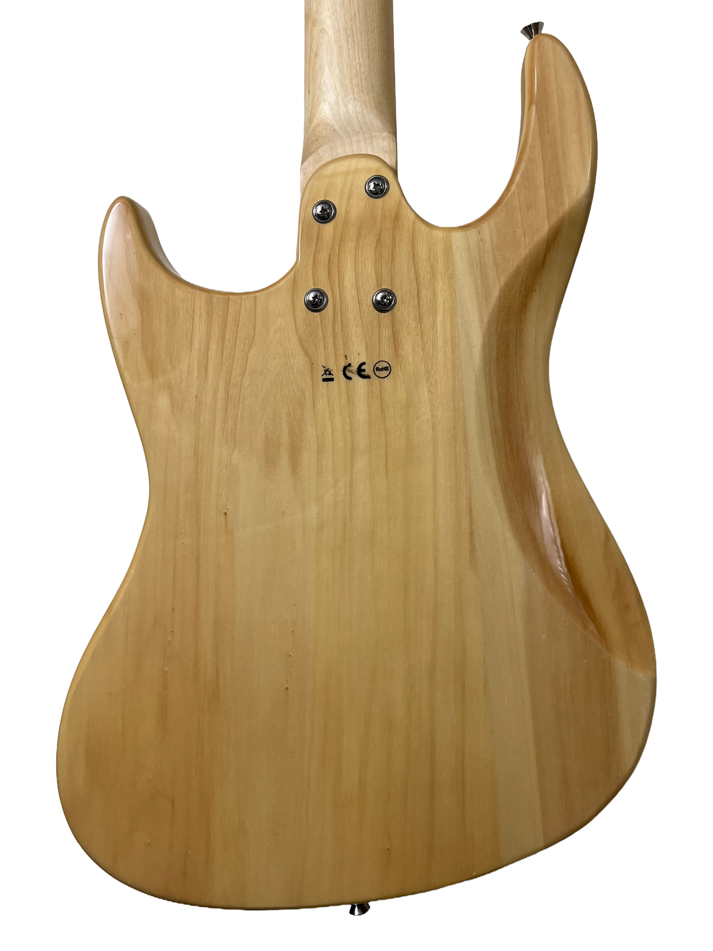 Dual Pick-Up Bass Guitar, Woodgrain Finish