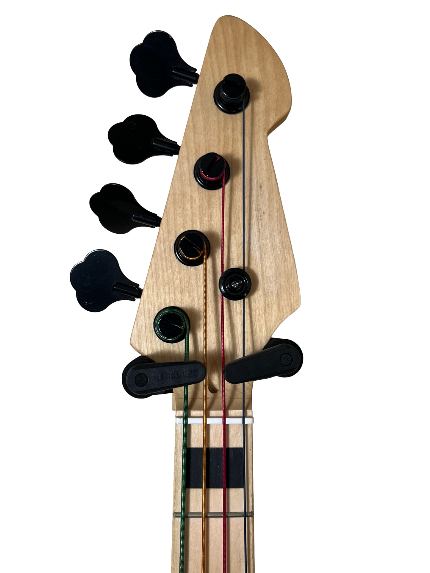 Dual Pick-Up Bass Guitar, Woodgrain Finish