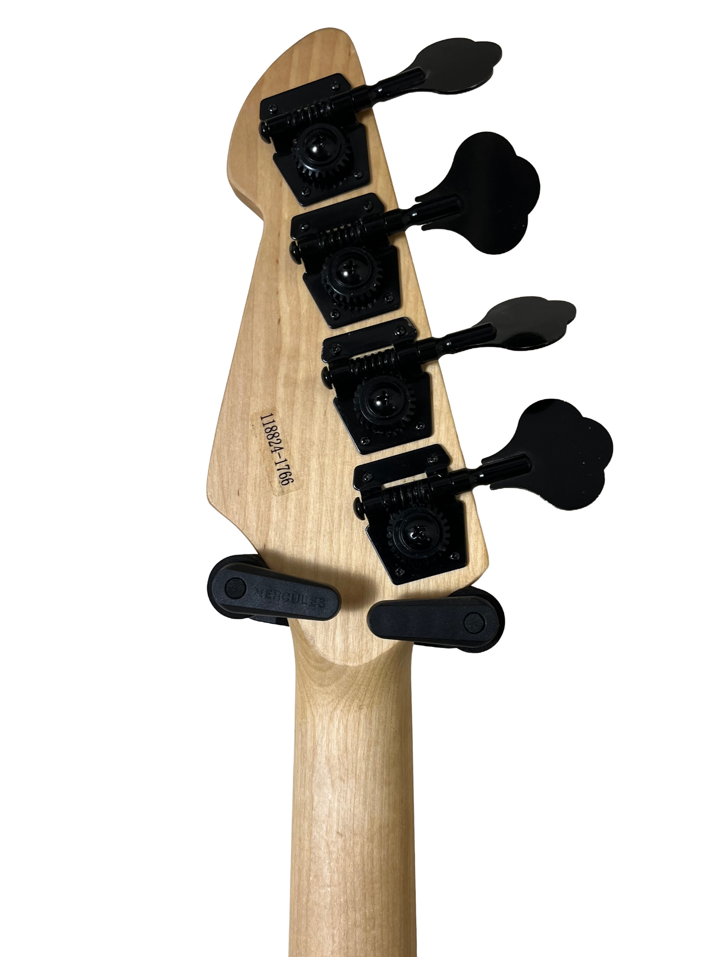 Dual Pick-Up Bass Guitar, Woodgrain Finish
