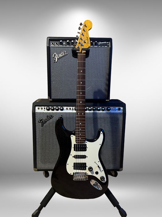 Fender Modern Player Stratocaster HSH, Rosewood Fingerboard, Charcoal Transparent (2013-2014) Used