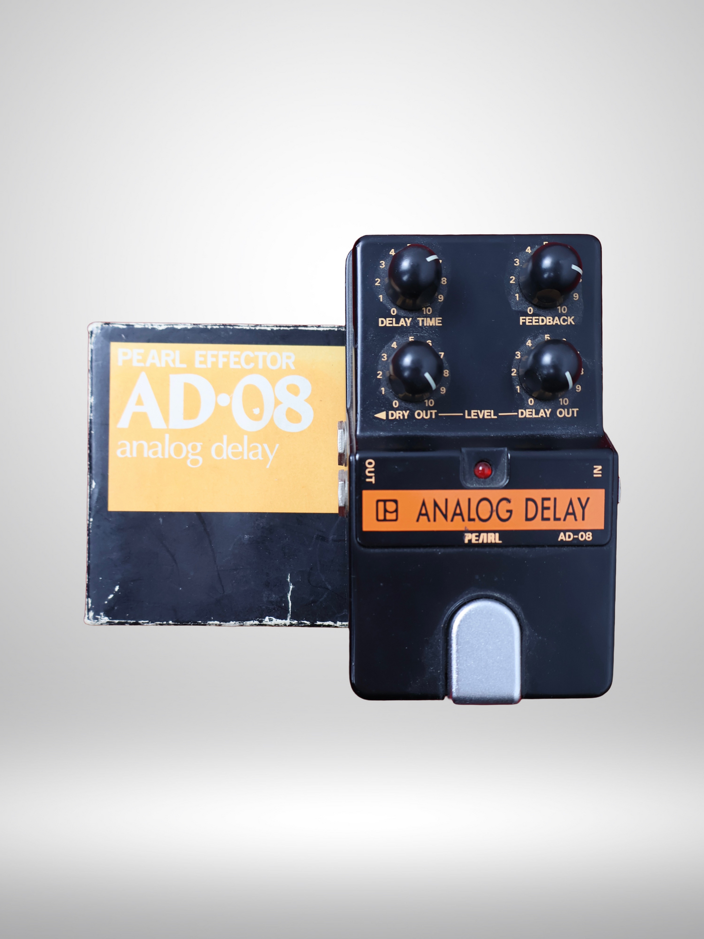 Pearl AD-08 Analog Delay Pedal with Original Box, Owned by Adrian Utley (Portishead)