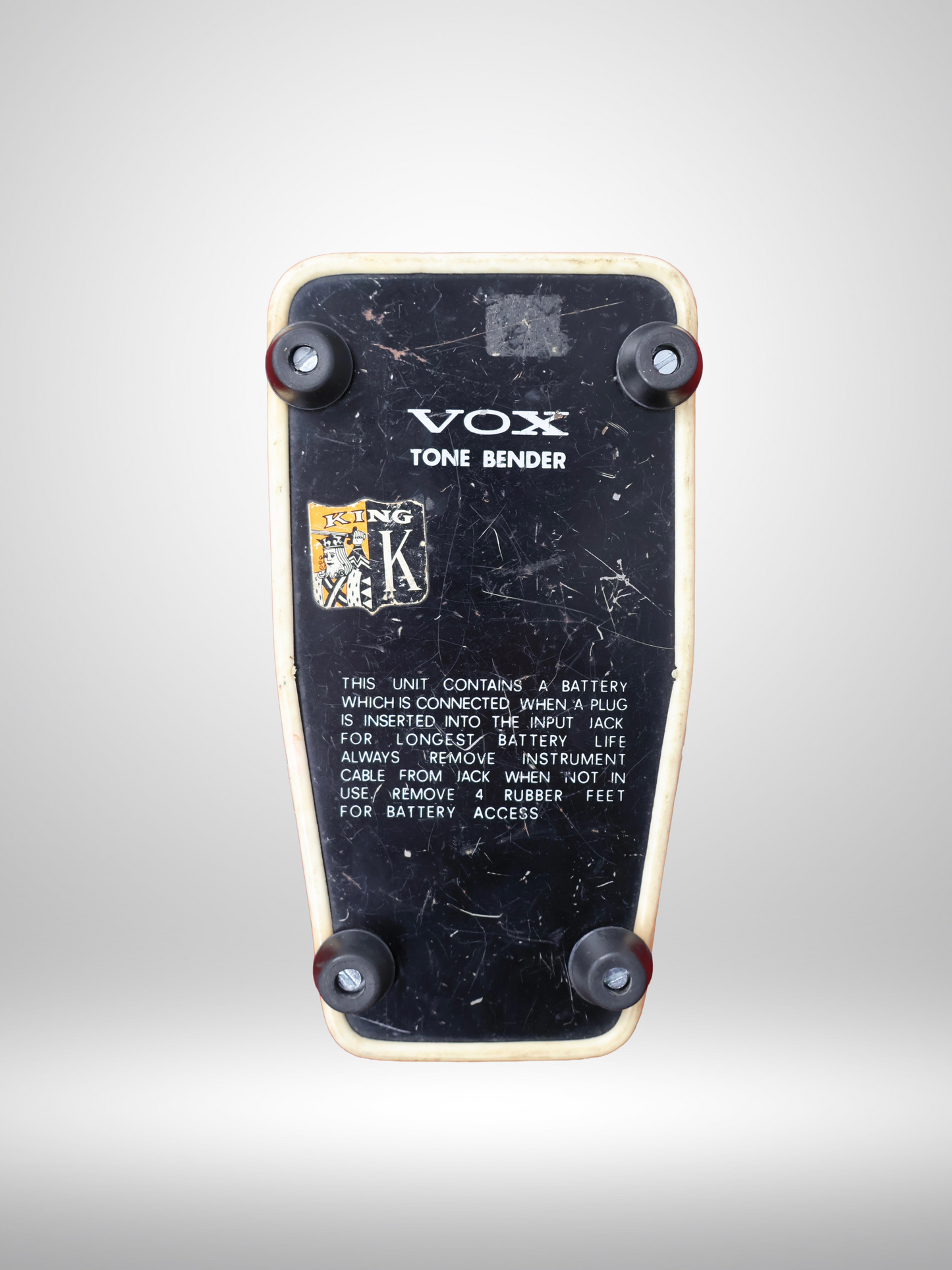 Vox Tone Bender Pedal 1960s, Owned by Adrain Utley (Portishead)