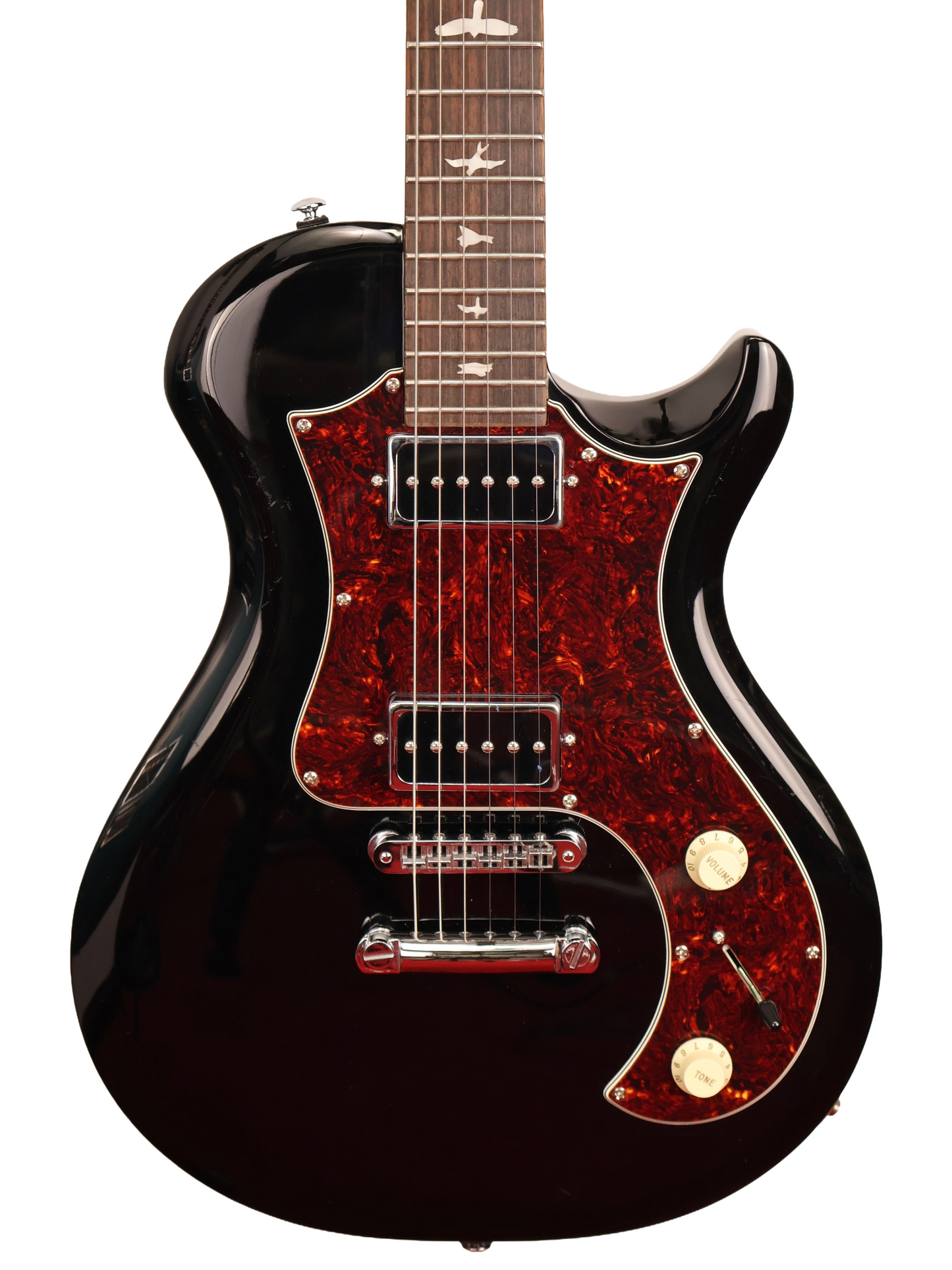 PRS SE Starla Stoptail, Black with Tortoise Pickguard (2022)