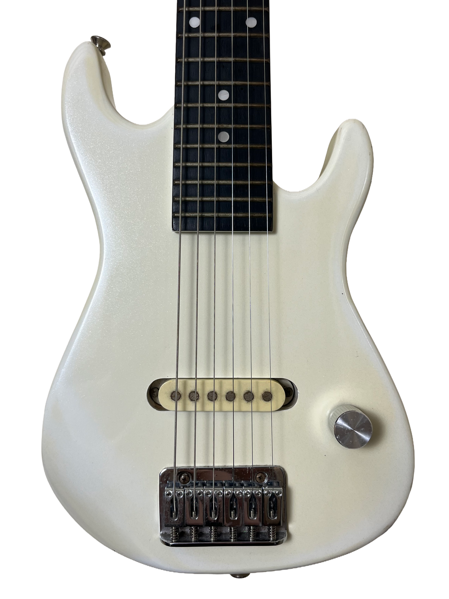 Synsonics Jr Pro Mini Electric Guitar, White
