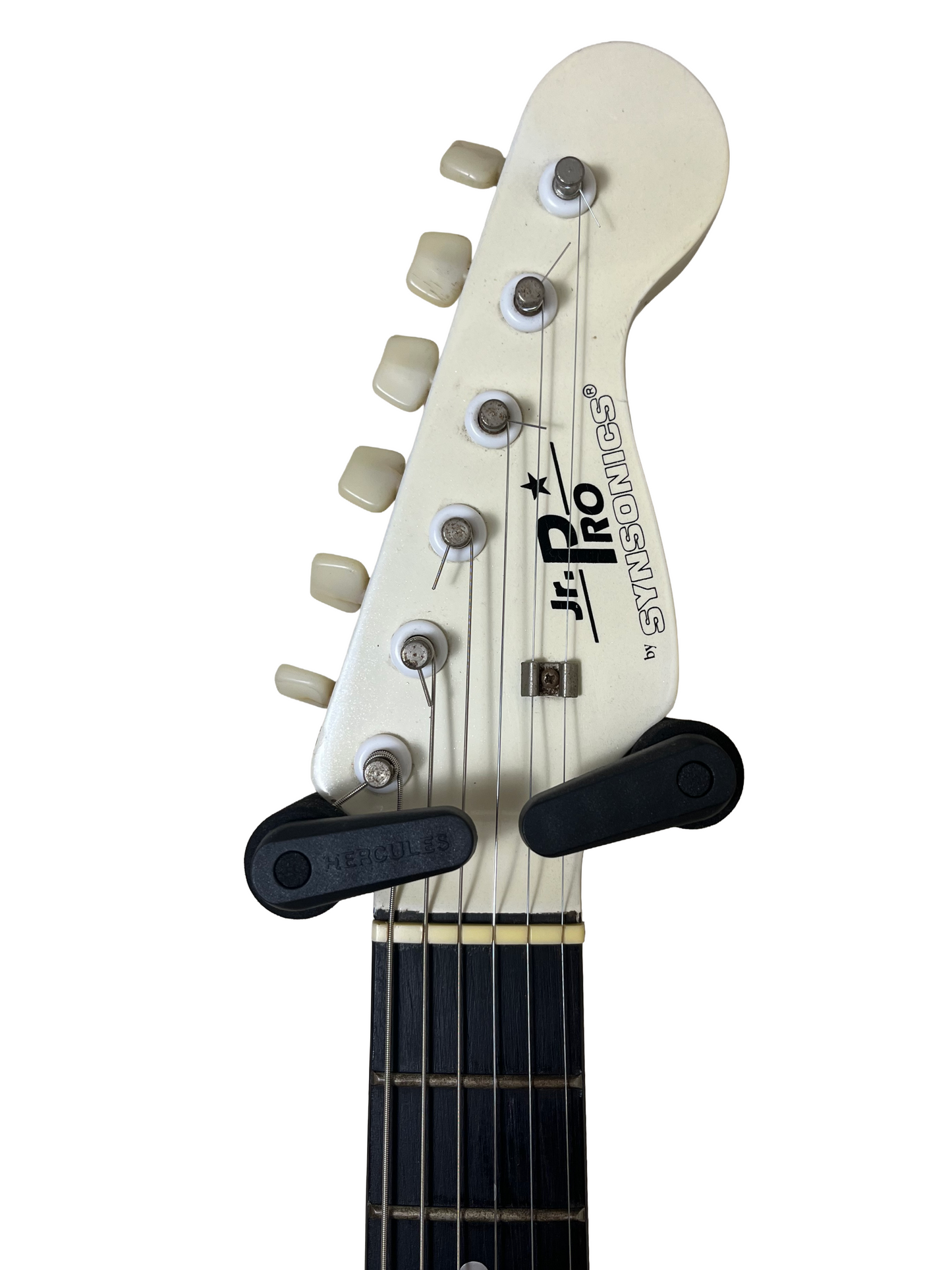 Synsonics Jr Pro Mini Electric Guitar, White