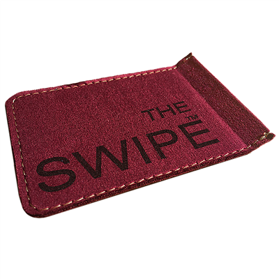 The Swipe Guitar String Cleaner and Cloth, Burgundy