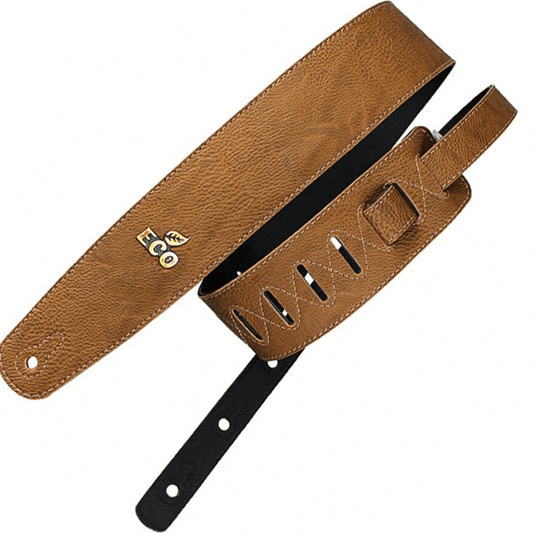 Ecostrap Premium Vegan Guitar Strap 2 1/3", Whiskey