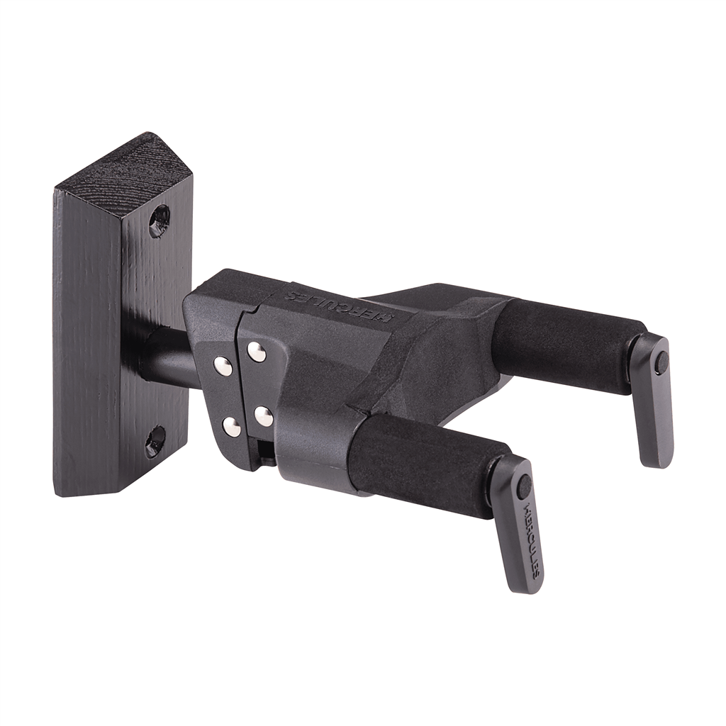 Hercules AGS Plus Guitar Wall Hanger, Blackblock Mount