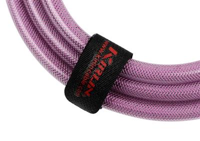 Kirlin 20ft Fabric Gel Straight/Straight Guitar Cable, Purple