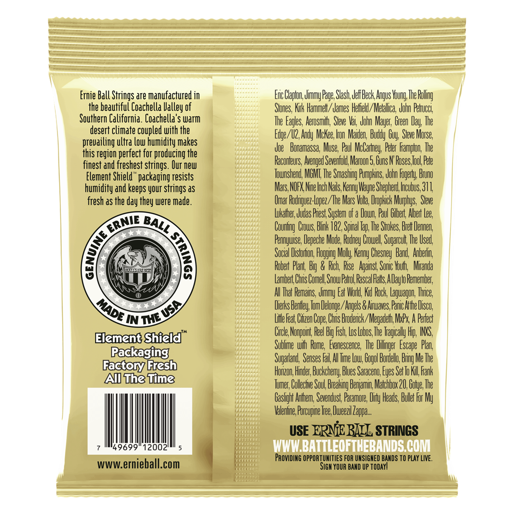 Ernie Ball Earthwood Medium Acoustic Guitar Strings, 13-56