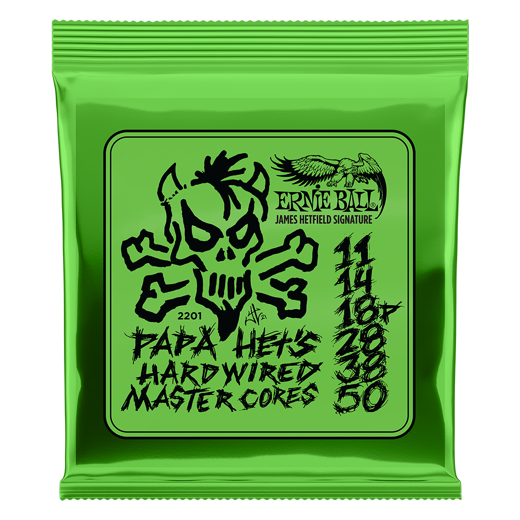 Ernie Ball Papa Het's Hardwire Master Cores Guitar Strings, 11-50