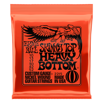Ernie Ball Skinny Top Heavy Bottom Guitar Strings, 10-52
