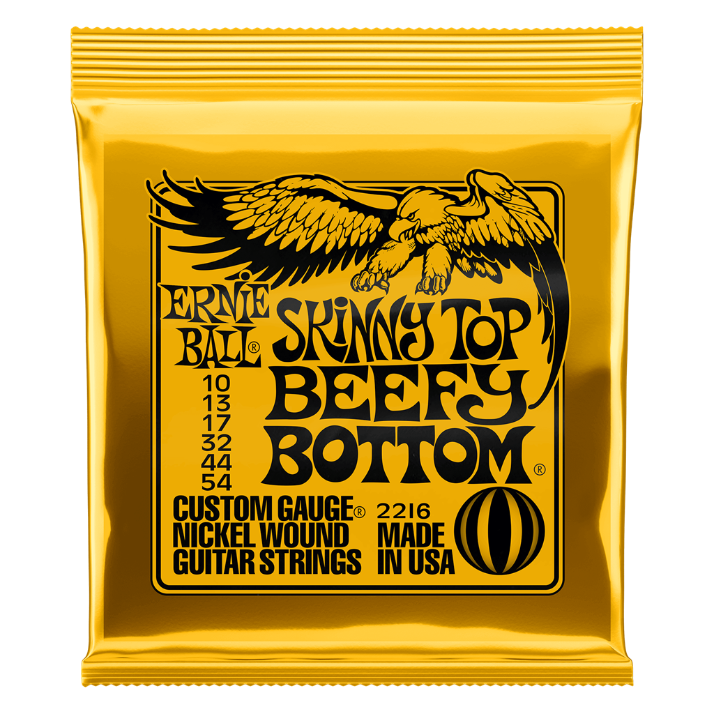 Ernie Ball Skinny Top Beefy Bottom Guitar Strings, 10-54