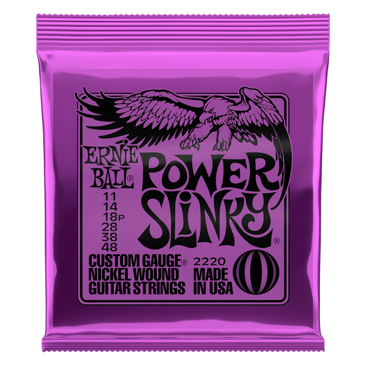 Ernie Ball Power Slinky Guitar Strings, 11-48