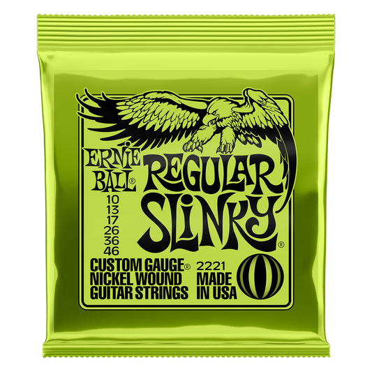 Ernie Ball Regular Slinky Guitar Strings, 10-46
