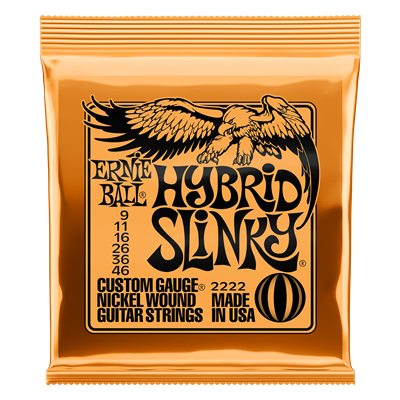 Ernie Ball Hybrid Slinky Guitar Strings, 9-46