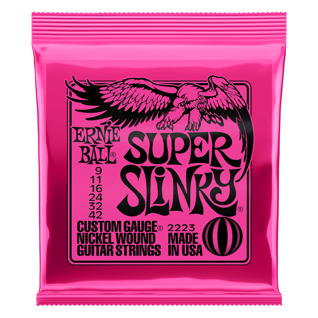 Ernie Ball Super Slinky Guitar Strings, 9-42