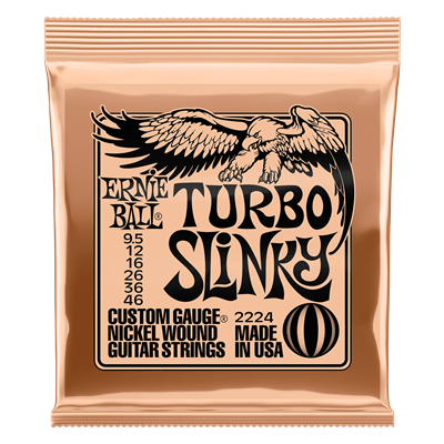 Ernie Ball Turbo Slinky Guitar Strings, 9.5-46